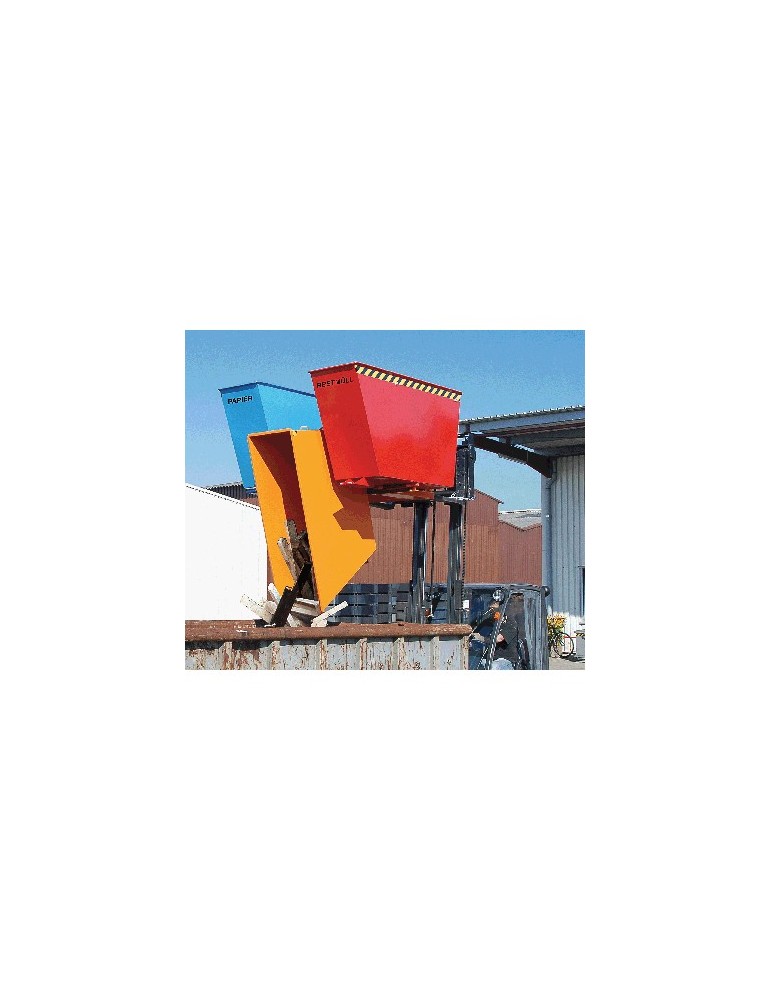 Bacs basculants sélectifs laqués - Charge 1500 kg 2