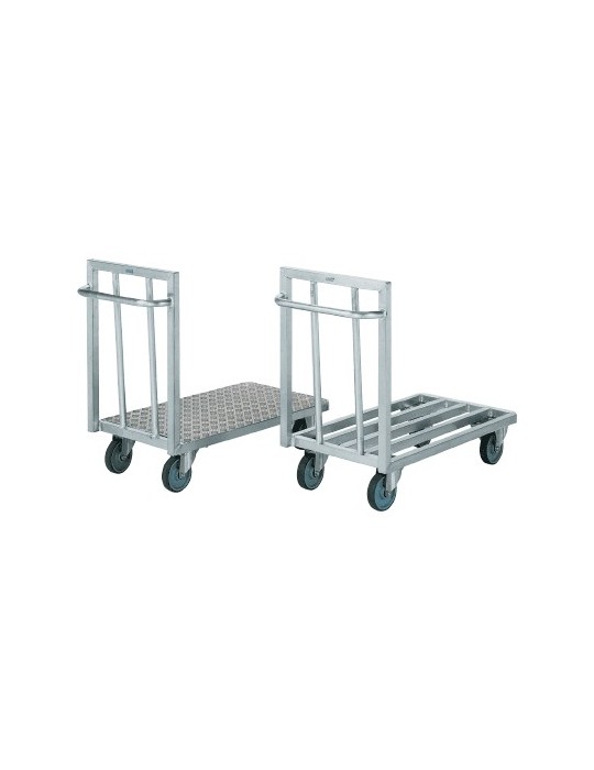 Chariots a plate forme ALU et INOX