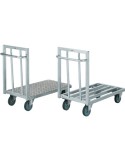 Chariots a plate forme ALU et INOX