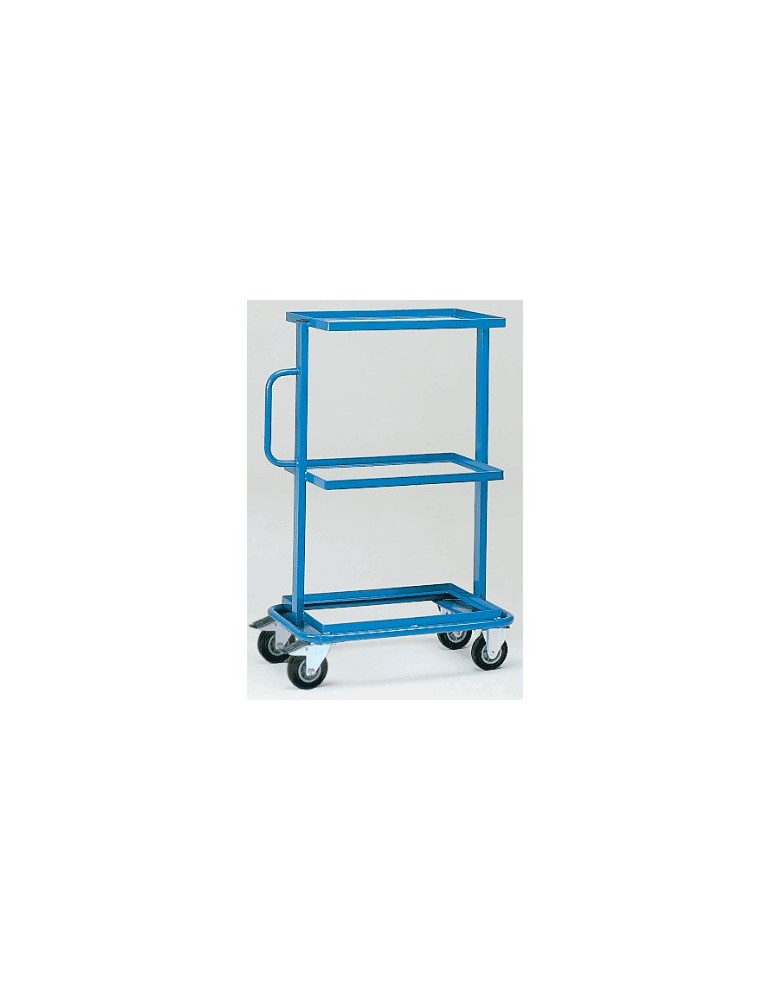Chariots porte bacs, supports fixes ou inclinables, de 820x450, charge 200 kg 2