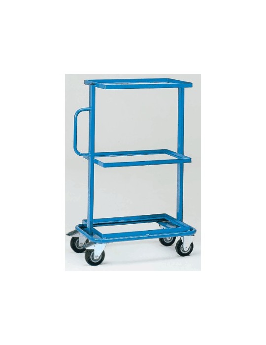 Chariots porte bacs, supports fixes ou inclinables, de 820x450, charge 200 kg