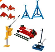 Coins roulants-chandelles-crics