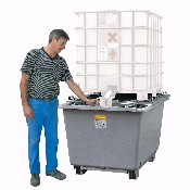 Bac de rétention polyester pour cubitainer