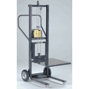 Mini-gerbeurs, roues arrières fixes + roulettes pivotantes à l'avant