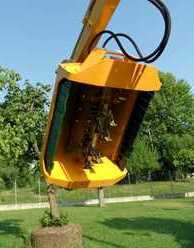 débrousailleuse pour mini-pelle