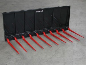 Fourche agricole pour mini-chargeur