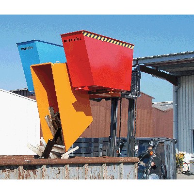 Bacs basculants sélectifs laqués - Charge 1500 kg